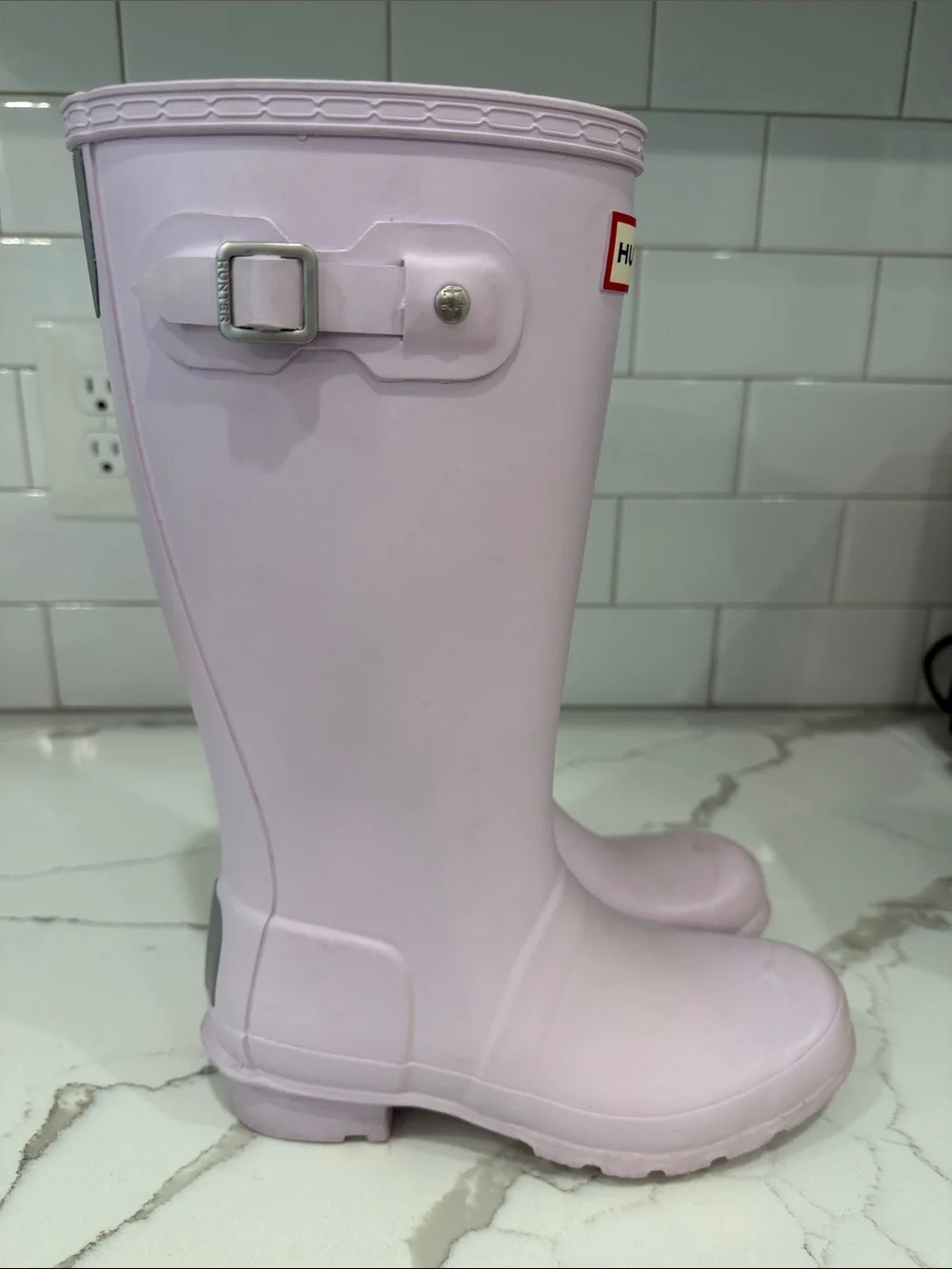 Hunter Pale Lilac Tall Rain Boots